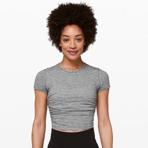 Lululemon Stripe Crop Top